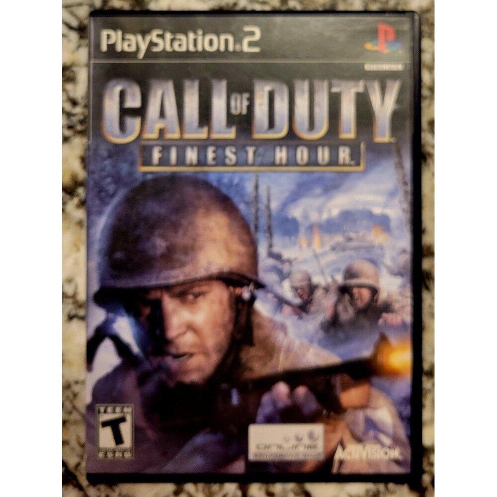 Call of Duty Finest Hour (Sony PlayStation2 PS2) No Manual |Pristine Disc|Tested